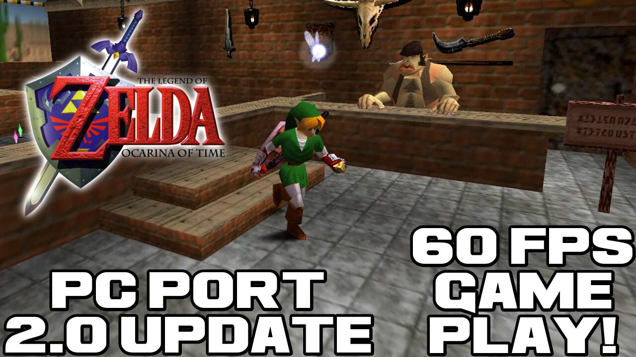 The Legend Of Zelda Ocarina Of Time PC Port 2 0 Update 60 Fps PC