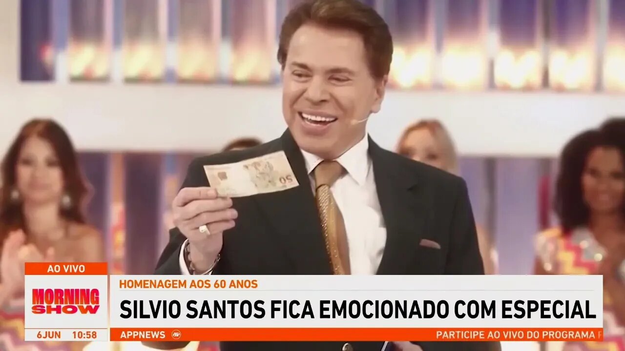 Silvio Santos Se Emociona Especial De Anos De Seu Programa