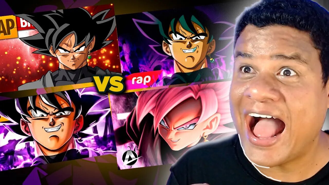 BATALHA 07 GOKU BLACK TAUZ VS 7 MINUTOZ ANIRAP VS MHRAP React