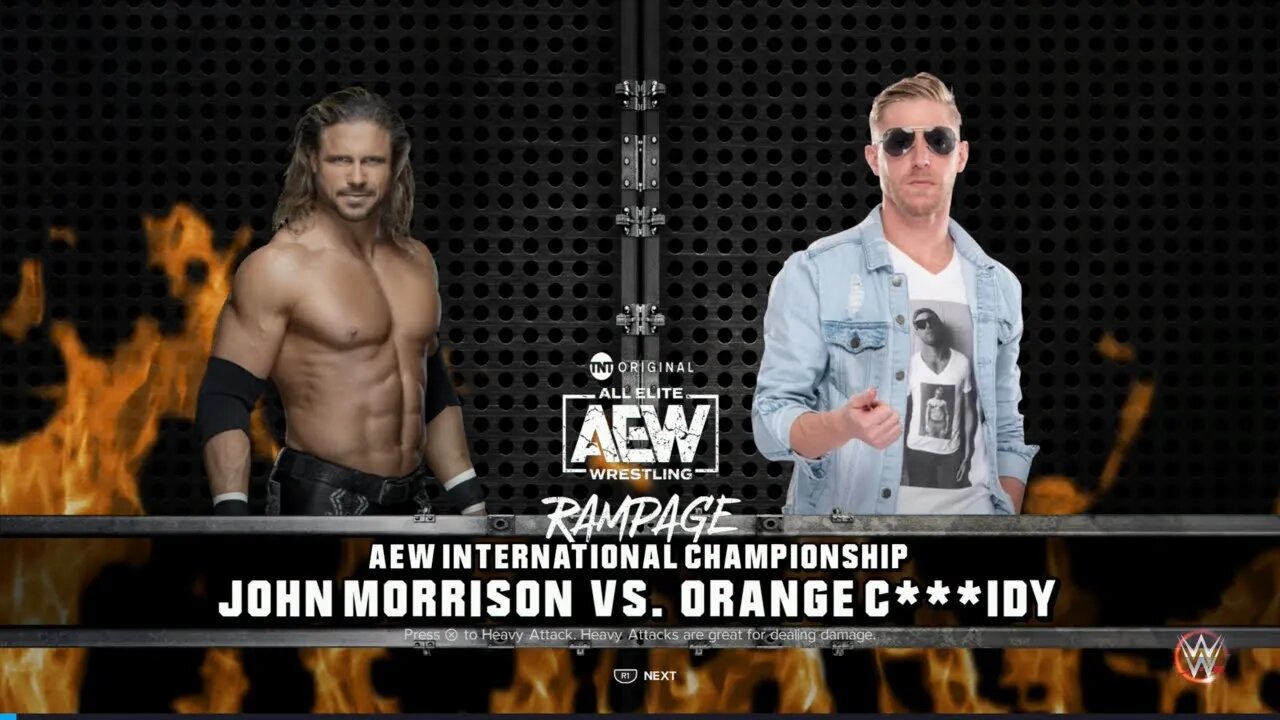 Aew Rampage Orange Cassidy Vs Johnny Tv For The Aew International