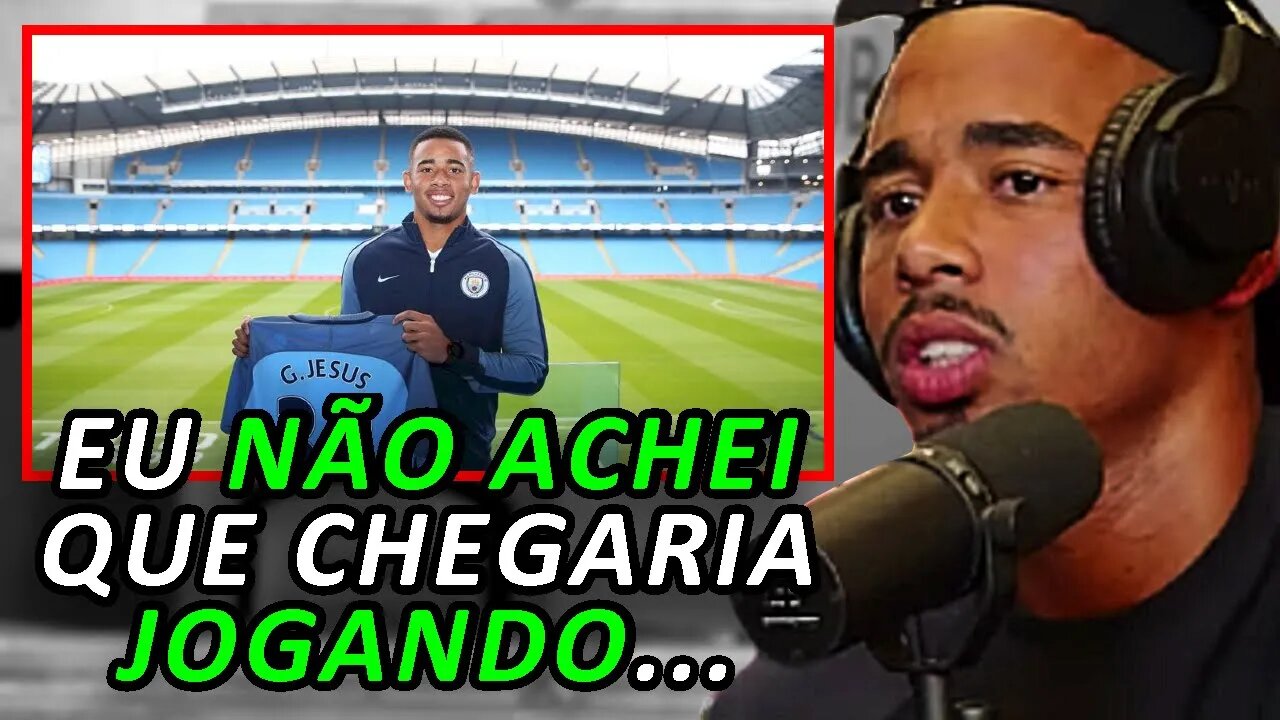 GABRIEL JEJUS SOBRE JOGAR NO MANCHESTER CITY GABRIEL JESUS Podpah