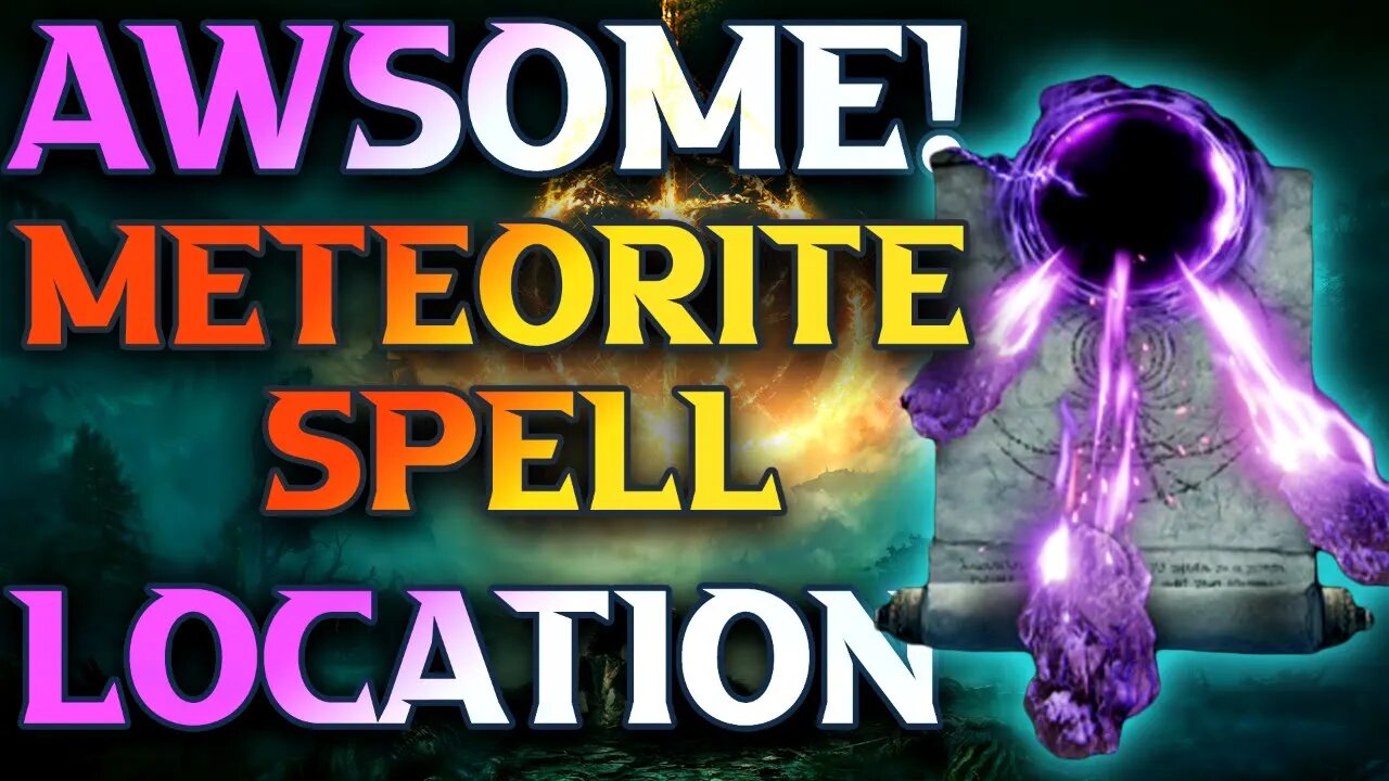 How To Get Meteorite Spell Elden Ring Location Royal Grave Evergaol Guide