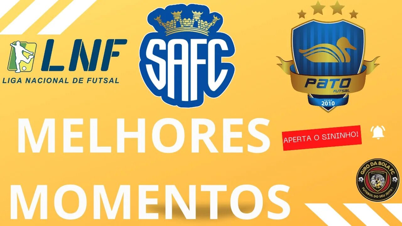 MELHORES MOMENTOS PATO 3 x 3 SANTO ANDRÉ lnf2023