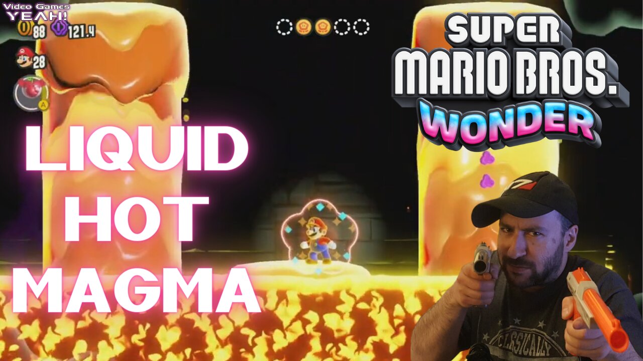 Liquid Hot Magma Super Mario Bros Wonder World