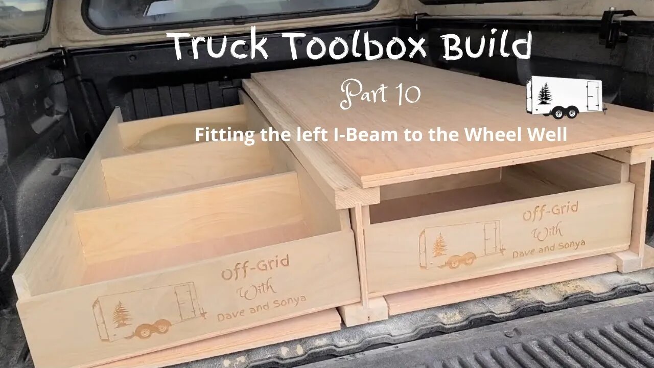 How To Build A Truck Toolbox With Storage Drawers Part 10 Fit The