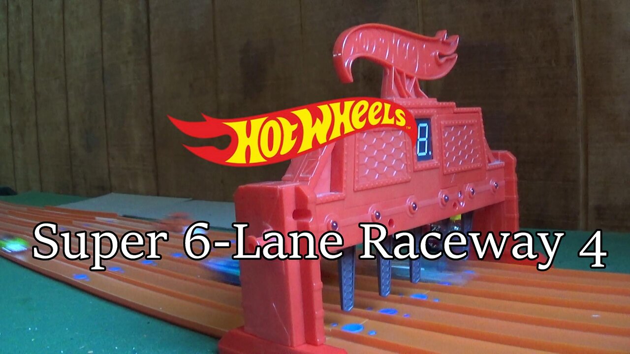 Hot Wheels Super Lane Raceway Tournament Race