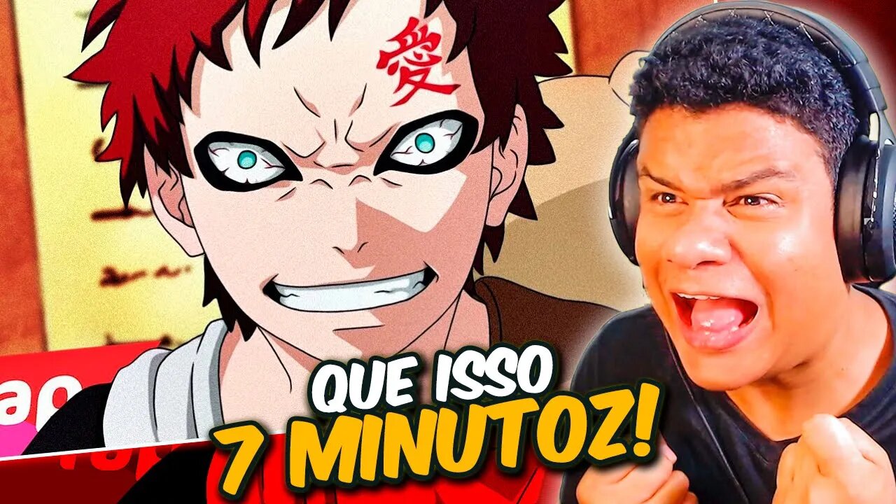 REAGINDO a RAP DO GAARA Naruto CAIXÃO DE AREIA NERD HITS React