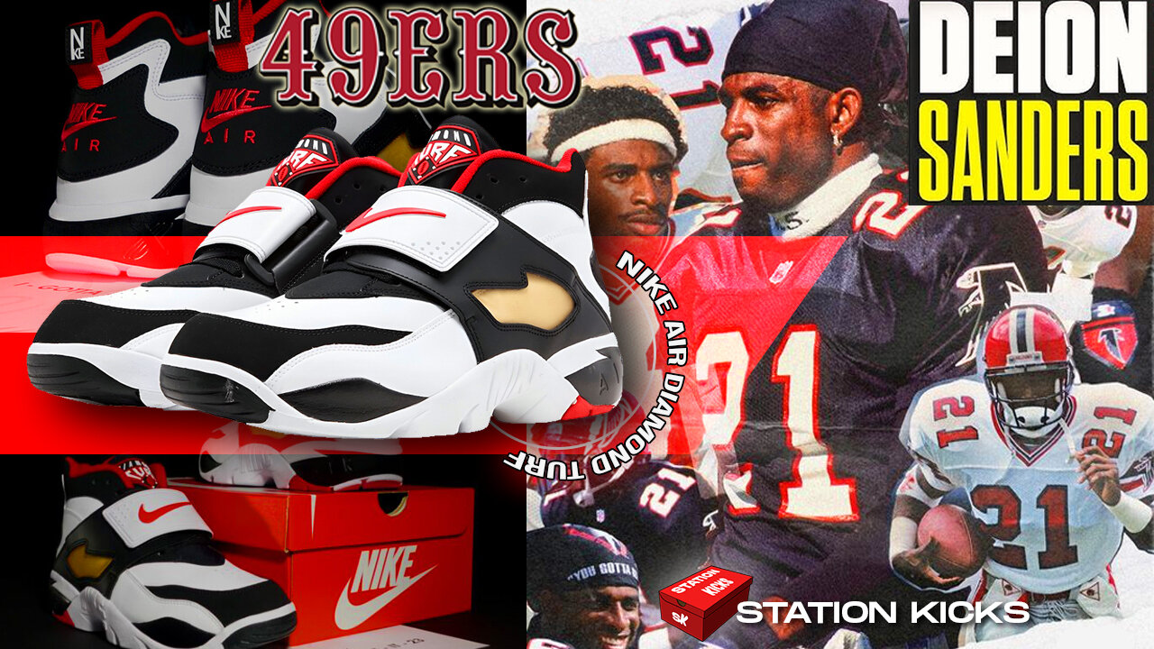 DEION SANDERS NIKE AIR DIAMOND TURF 49ERS RETURNS SPRING 2025