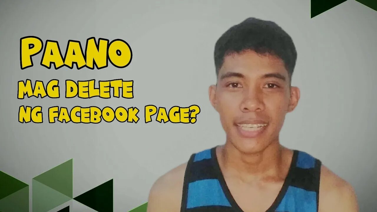 Rbchannel PAANO MAG DELETE NG FACEBOOK PAGE Tutorials