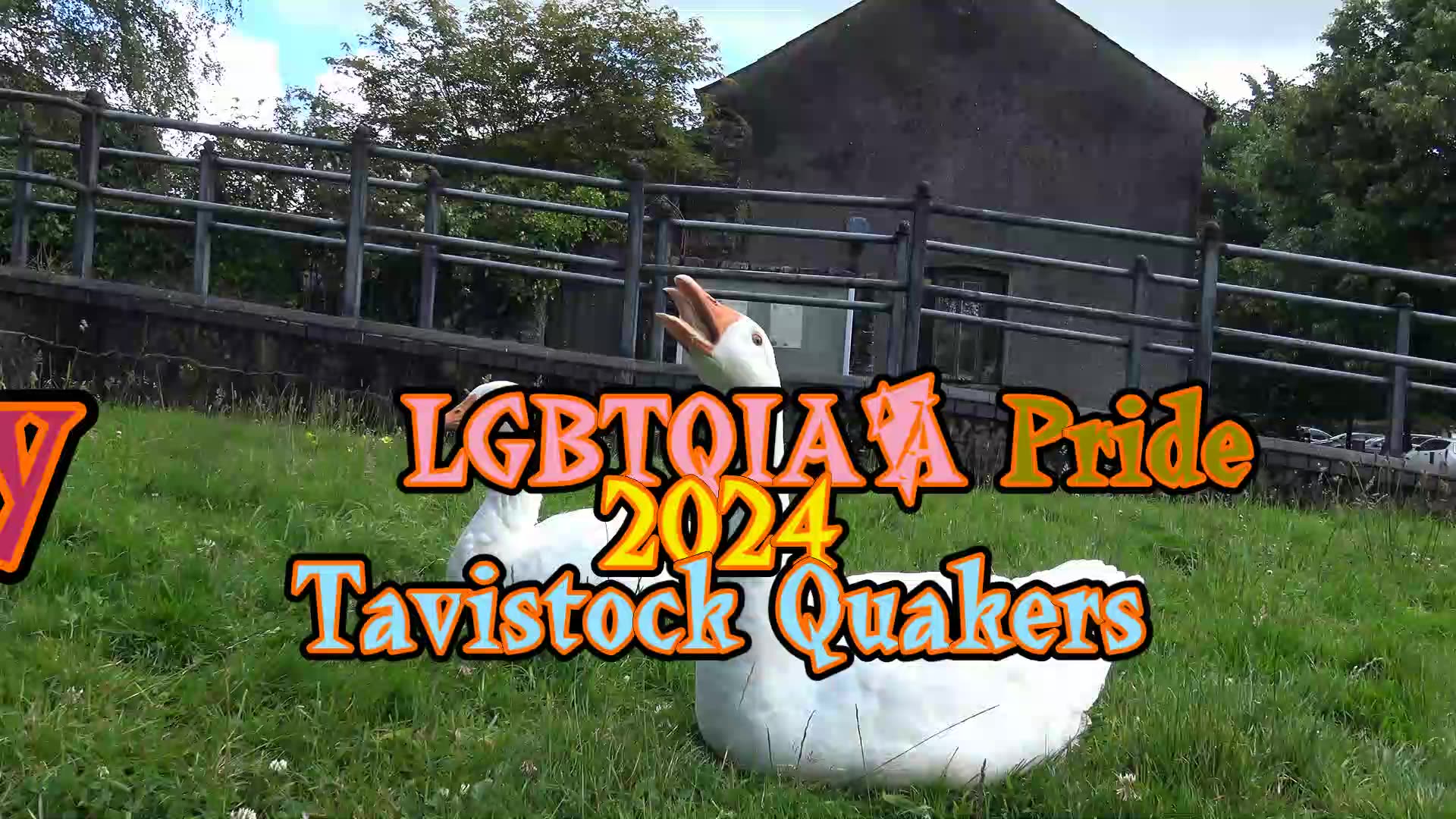 Tavistock Devon England Gay LGBTQIA Pride 2024 The Quakers In The Park