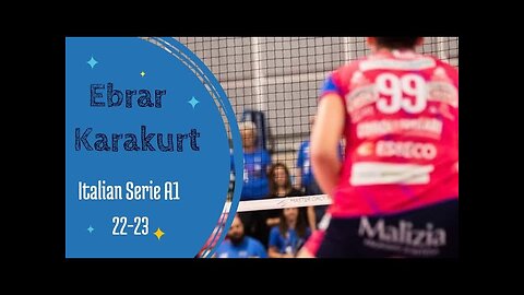 [Italian Serie A1 2022/23] [2nd Round] [Novara vs Pinerolo] [Ebrar Karakurt]