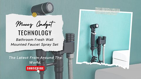 Bathroom Fresh Wall Mounted Faucet Spray Set | Link in description