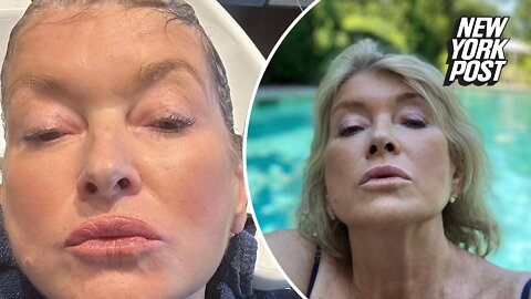 Martha Stewart shares selfies showcasing her shockingly youthful complexion