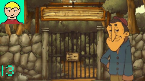 [down sewer road] Professor Layton and the Curious Village #13