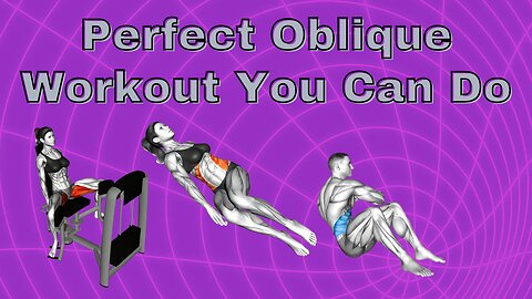 Perfect Oblique Workout You Can Do | Maniac Muscle