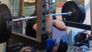 3x10 92.5 Kgs Front Squat. Last Set.