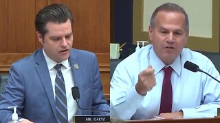 Matt Gaetz introduces amendment to recite the Pledge of Allegiance, left loses it!