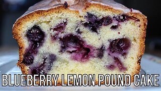 HOW TO MAKE Blueberry Lemon Pound Cake | Homemade Recipe | JorDinner