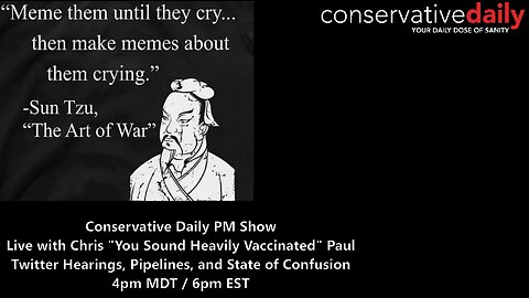 Live with Chris Paul "You Sound Heavily Vaccinated" @imyourmoderator: Twitter Hearings, Pipelines, and State of Confusion