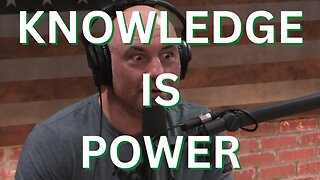 The Knowledge Isn't Given - JRE #shorts