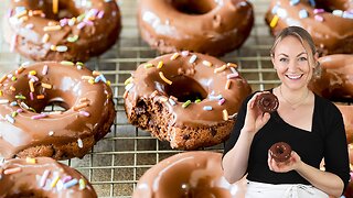 Baked Chocolate Donuts