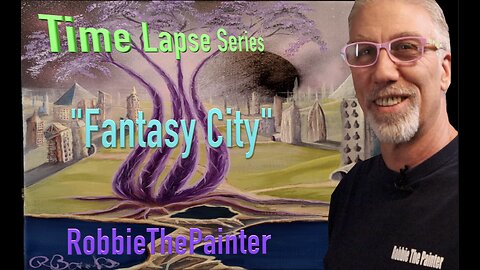 Fantasy City| Time Lapse | Oil Painting | Art