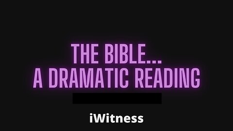 II Corinthians 1 [DR] Dramatic Reading