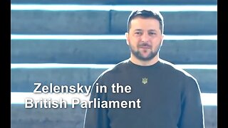 Zelensky received standing ovation in the British Parliament