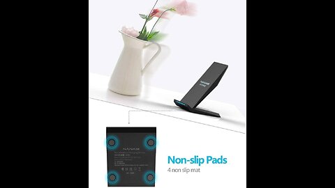 Fast Wireless Charger,NANAMI Qi Certified Wireless Charging