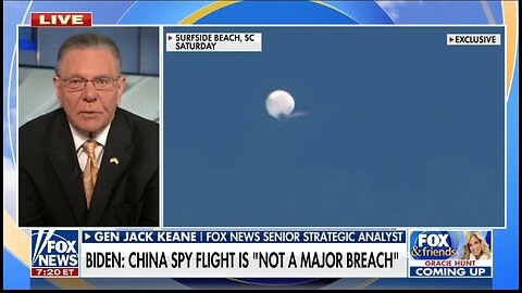 Gen Jack Keane: Biden's Wrong, China Spy Balloon Was A Major Breach