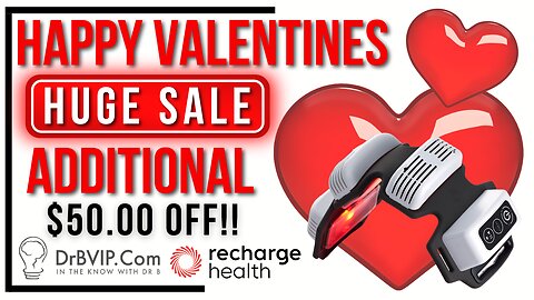 DrB "Valentines Special" SALE with Recharge Health - Promo Video