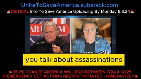 UniteToSaveAmerica.substack.com Critical Info To Save🇺🇸Uploading By Mon. 5/6/24