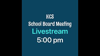 Knox County School Board Meeting! 5:00 pm.