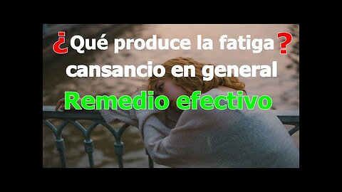 HAY QUE QUITAR EL AGOTAMIENTO Y LA FATIGA CRÓNICA, ESTAR SIN ENERGÍA TE ENFERMA Y BLOQUEA TU VIDA