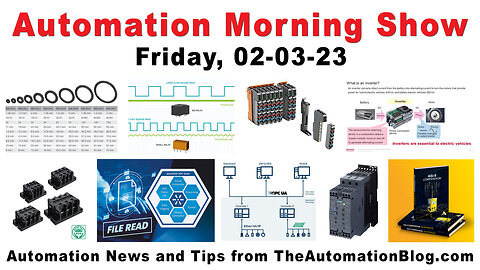 B&R, Balluff, Mitsubishi, Idec, Anybus, Denso, AS-i & more today on the Automation Morning Show
