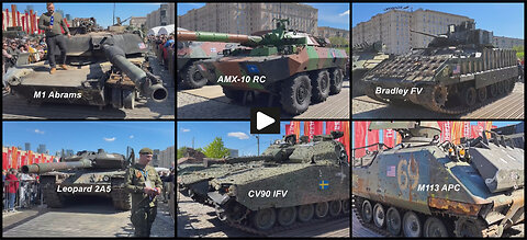 Moscow: Exhibition of captured military equipment of NATO and Ukraine