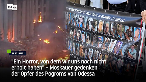 Moskauer gedenken der Opfer des Pogroms von Odessa
