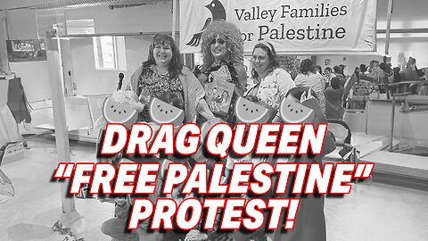 DRAG QUEEN'S 'FREE PALESTINE' CHORUS WITH KIDS STIR IN CONNECTICUT!