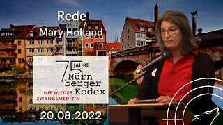 75 Jahre Nürnberger Kodex - Rede Mary Holland- 20.08.2022