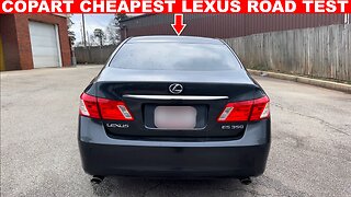 I TOOK COPART CHEAPEST LEXUS ES350 ON A SERIOUS ROAD TEST * CAN IT HANDLE THE PRESSURE?*