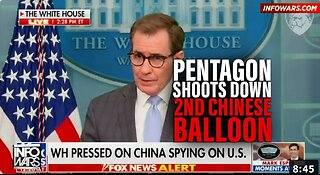 BREAKING: Pentagon Shoots Down Second Chinese Ballon Over Alaska