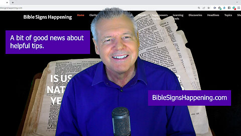 Bible Signs Happening - check out Headlines, Topics, Discoveries, and shows