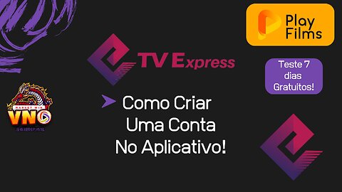 COMO CRIAR UMA CONTA NO TVEXPRESS