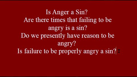 A Lesson on Honest Anger vs Sweet Hypocrisy