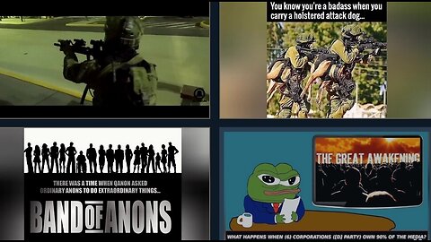 BAND of ANONS - THE GREAT AWAKENING - RUNNING WITH THE WOLVES - HUNTERS ARE HUNTING