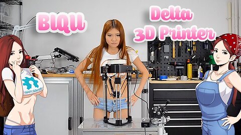 BIQU Delta 3D Printer- Unboxing and First Print