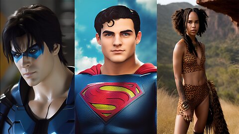 Casting Famous Actors and Actresses as DC Characters using AI - Superman, Batman, and More!!!