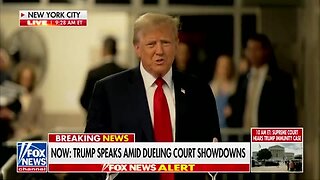Trump Speaks About Trial