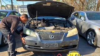 I GOT THE HEADLIGHT FIXED BUT NOW THEIRS ANOTHER ISSUE WITH THE CHEAPEST LEXUS ES350 FROM COPART!