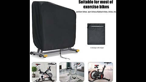 Exercise Bike Cover Designed for Peloton Bike - Water ResistantUVDustproof Ideal for IndoorO...